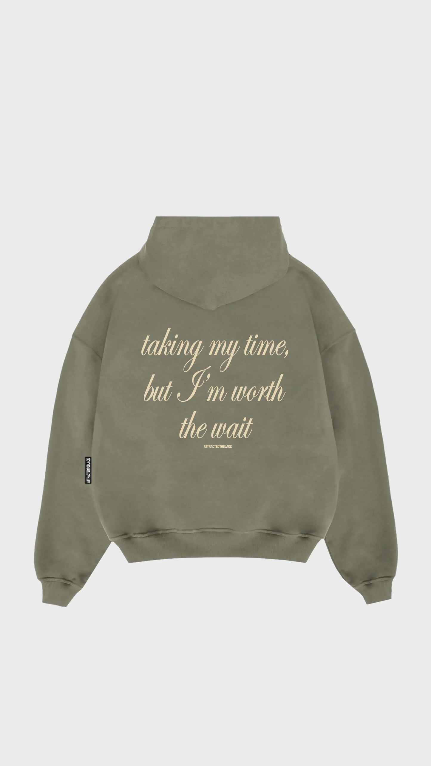 The Worth Hoodie - Attractedtoblack