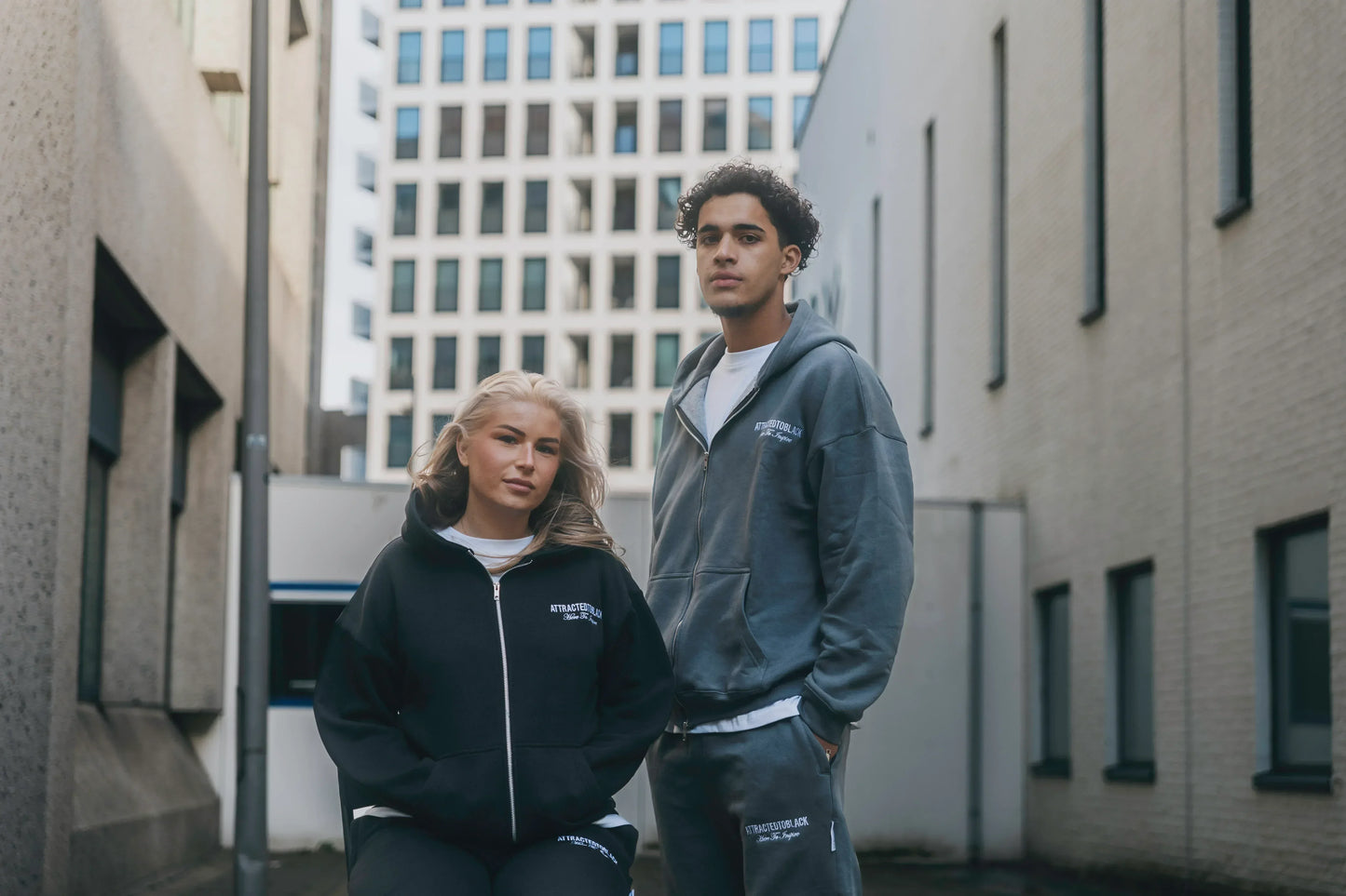 The Inspire Zip Hoodie - Attractedtoblack