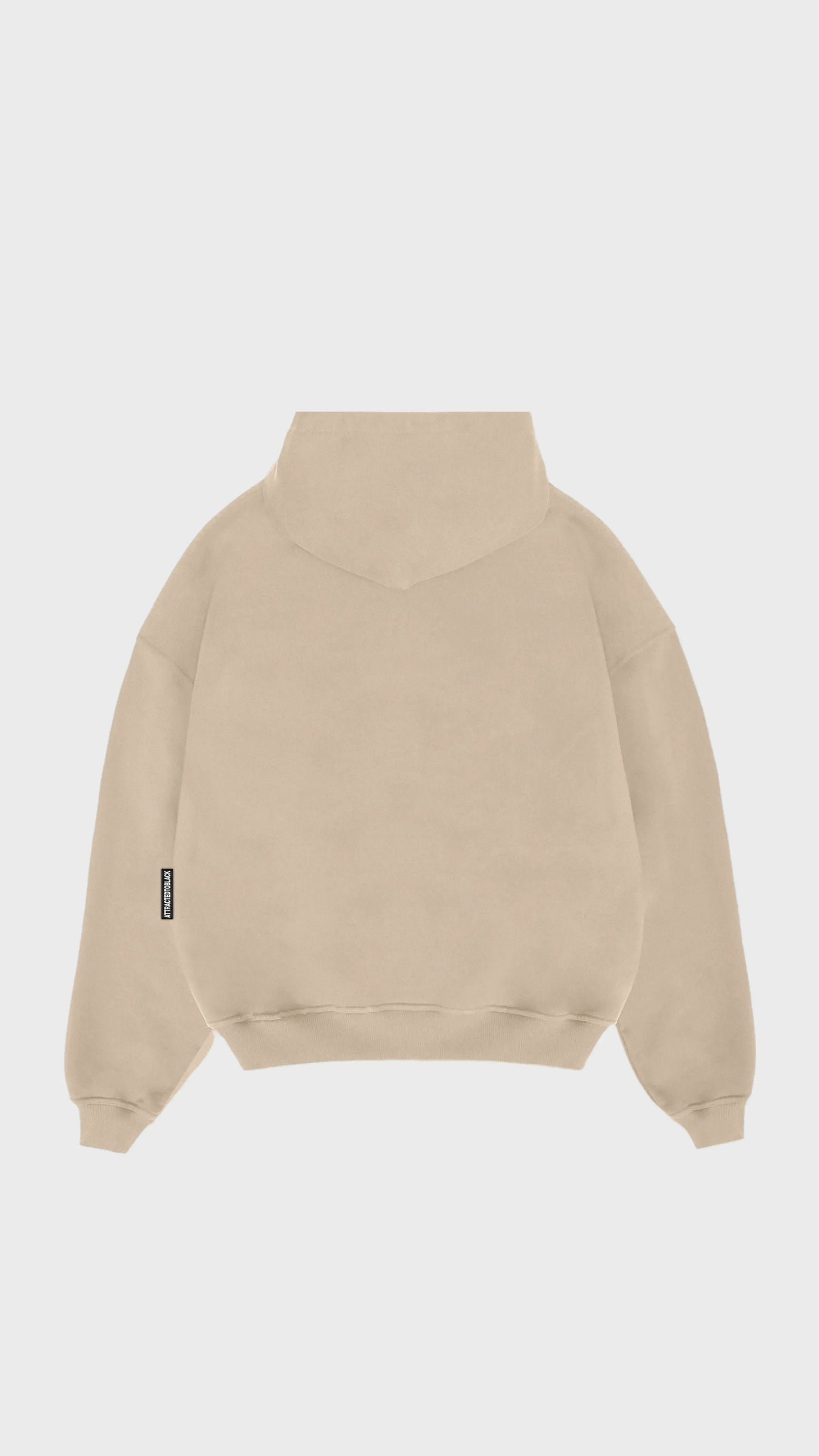 The Solid Base Chest Hoodie - Attractedtoblack