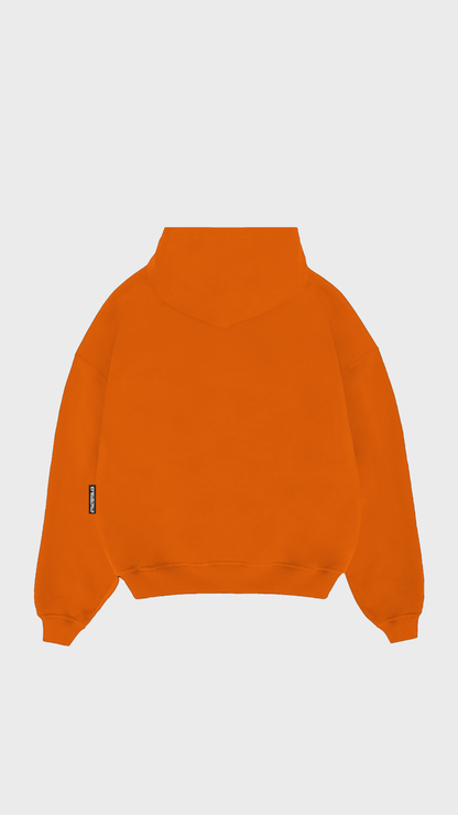 The In Orange Scripted Hoodie