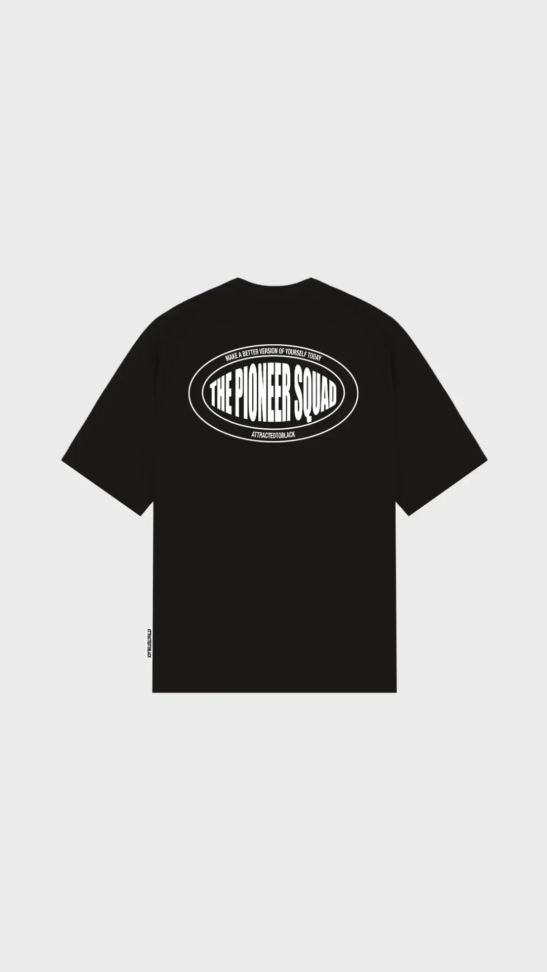 The Advanced Version Oversized Tee - Attractedtoblack