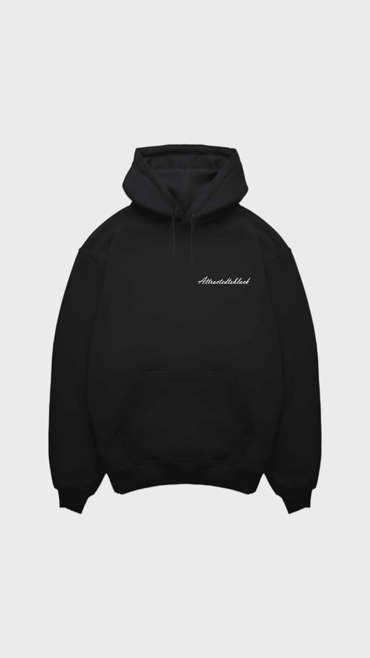 The Fine Liner Regular Hoodie - Attractedtoblack