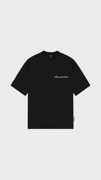 The Fine Liner Oversized Tee - Attractedtoblack