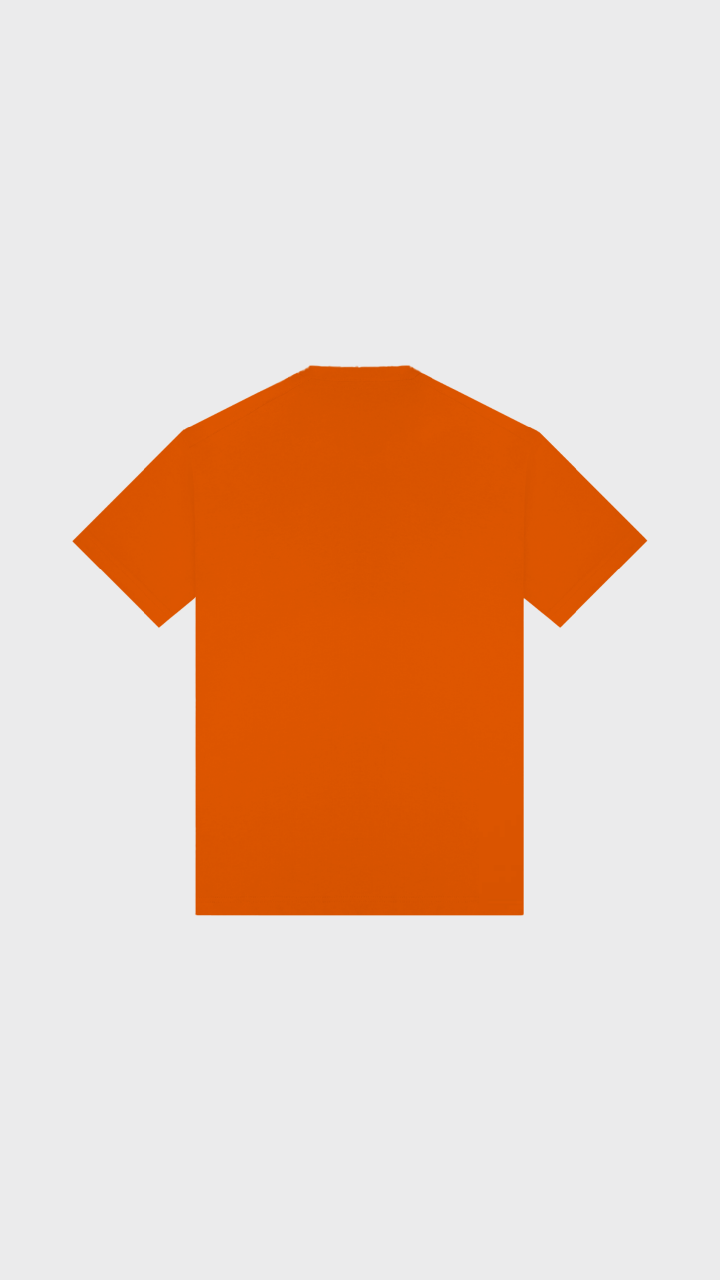 The In Orange Scripted Tee