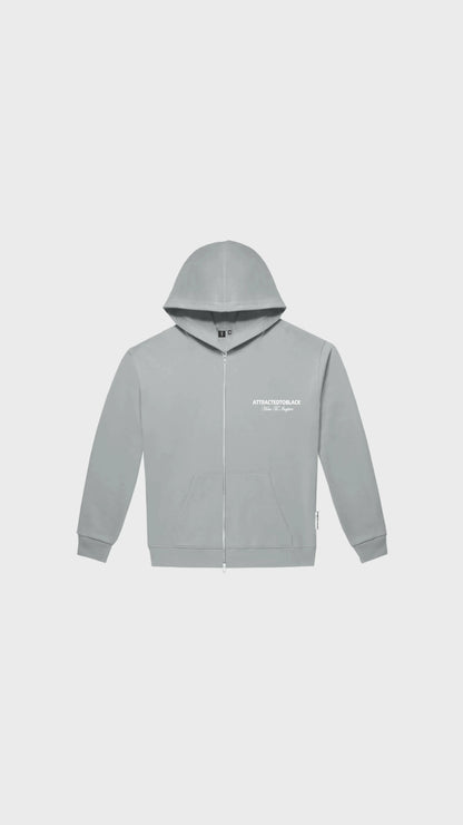 The Velocity Crew Zip Hoodie - Attractedtoblack