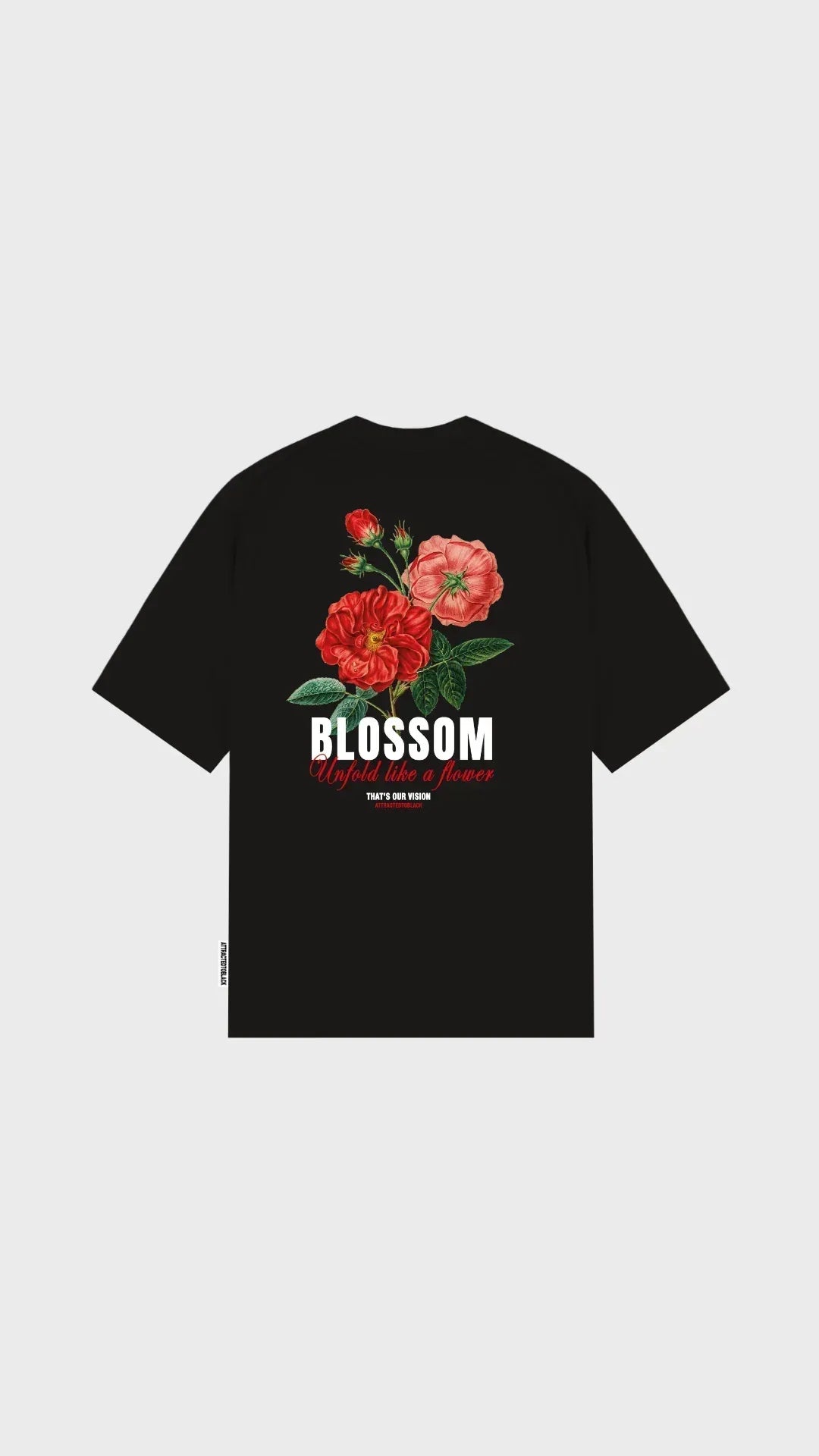 The Blossom Oversized Tee - Attractedtoblack