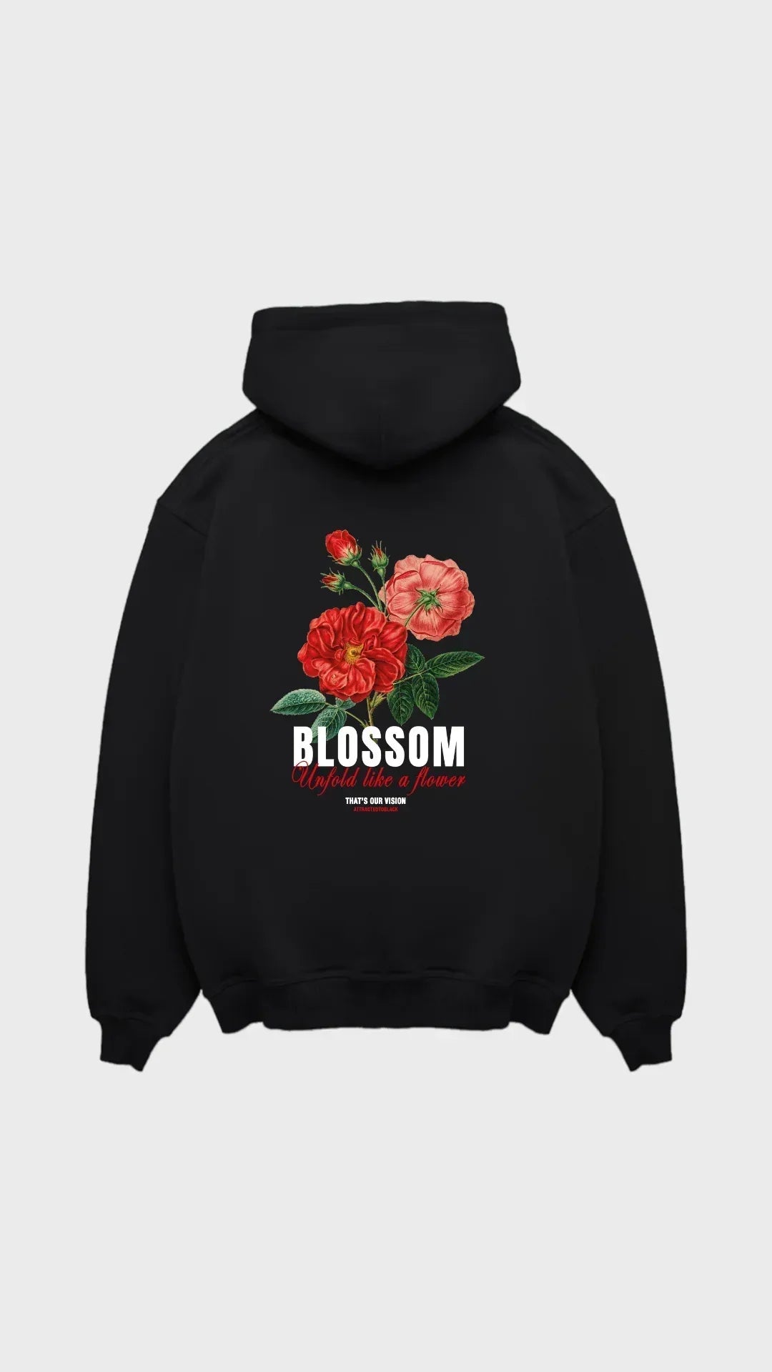 The Flourish Regular Hoodie - Attractedtoblack