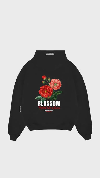 The Blossom Hoodie - Attractedtoblack
