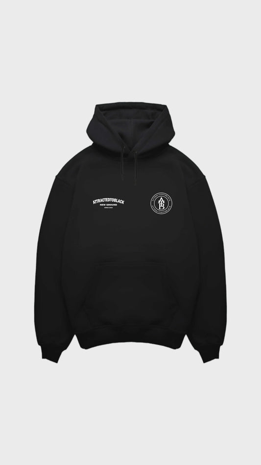 The Fresh Start Curve Regular Hoodie - Attractedtoblack