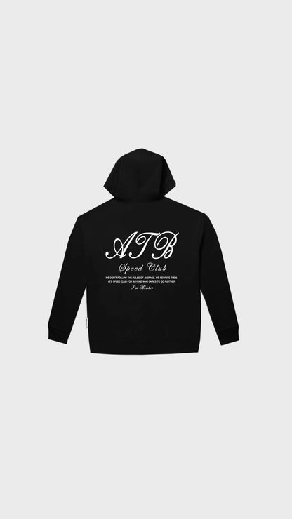 The Speed Club Zip Hoodie - Attractedtoblack
