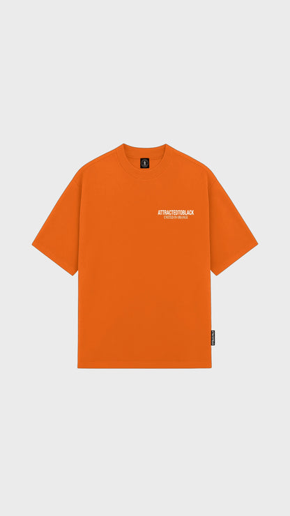 The In Orange Oversized Tee - Attractedtoblack
