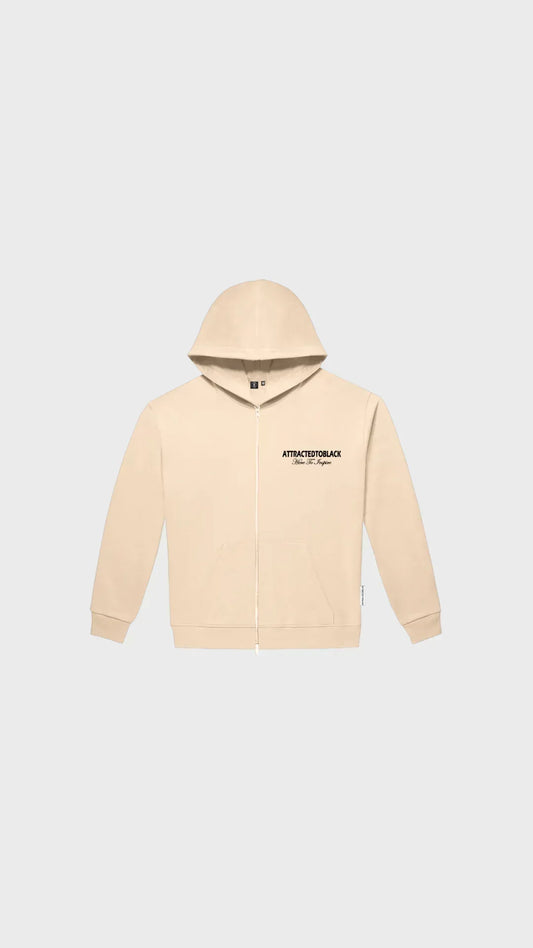 The Inspire Zip Hoodie - Attractedtoblack