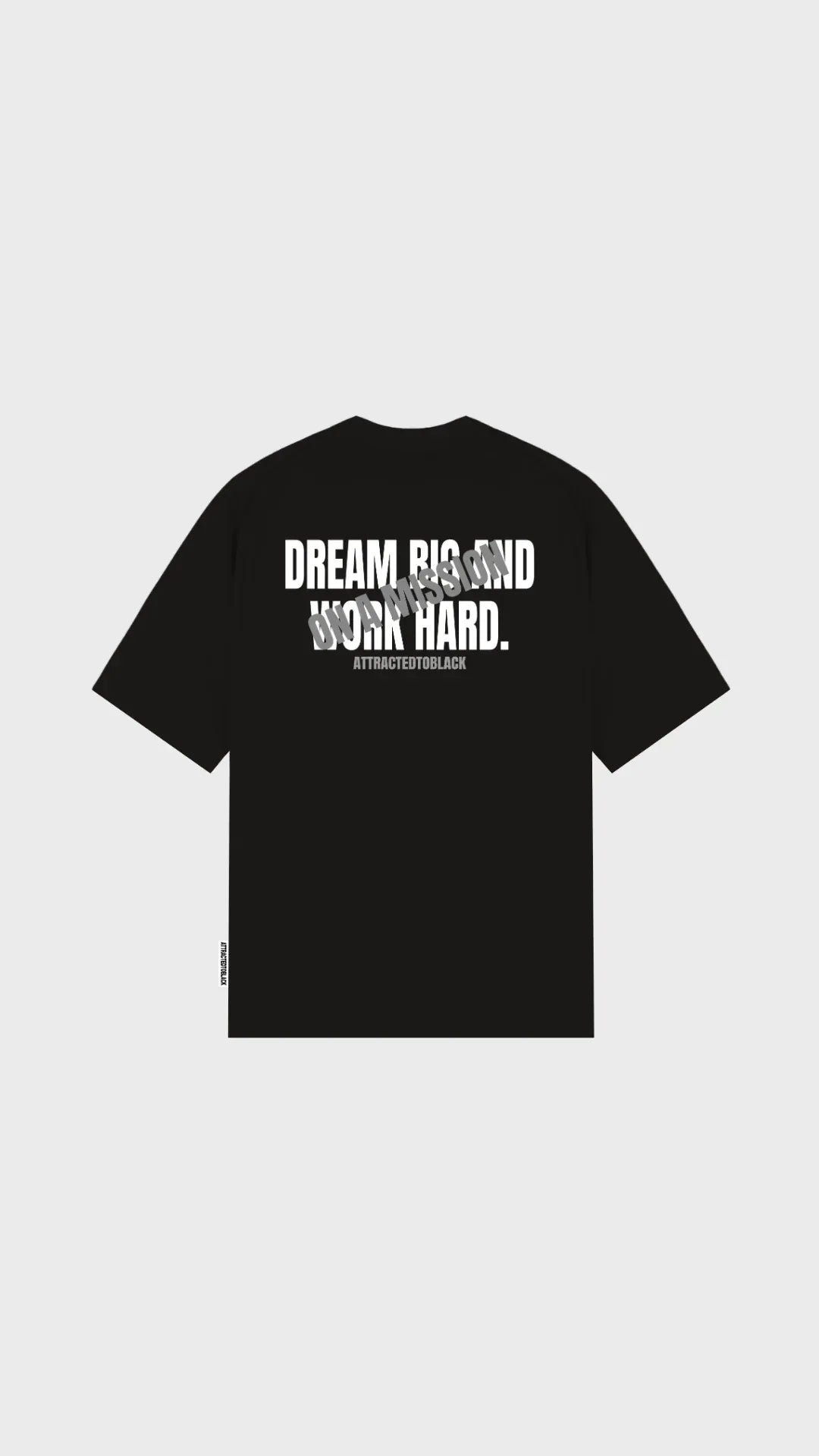 The Workforce Oversized Tee - Attractedtoblack