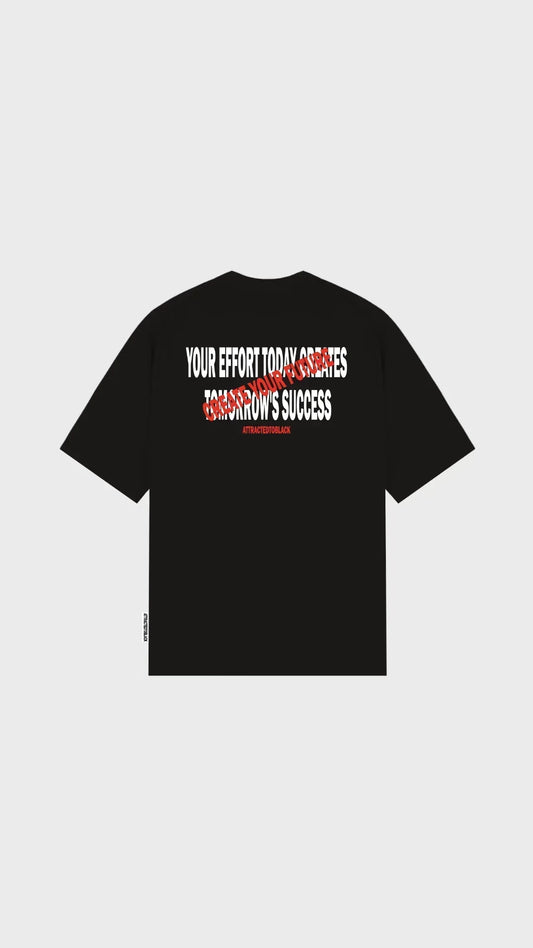 The Effort Oversized Tee - Attractedtoblack