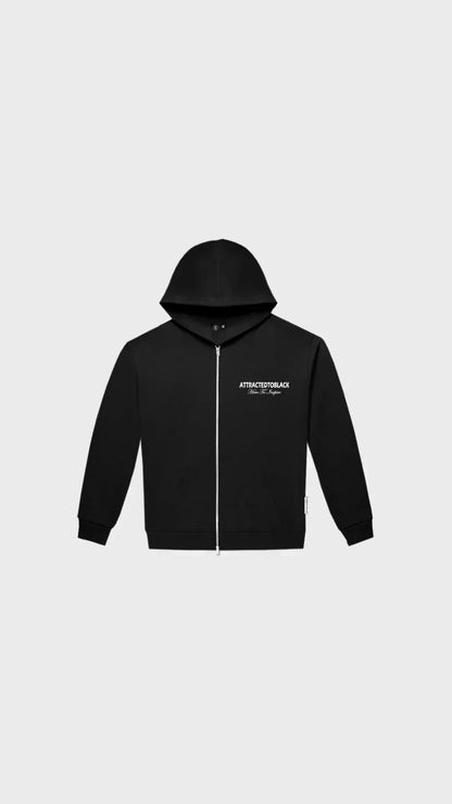 The Collectors Zip Hoodie - Attractedtoblack