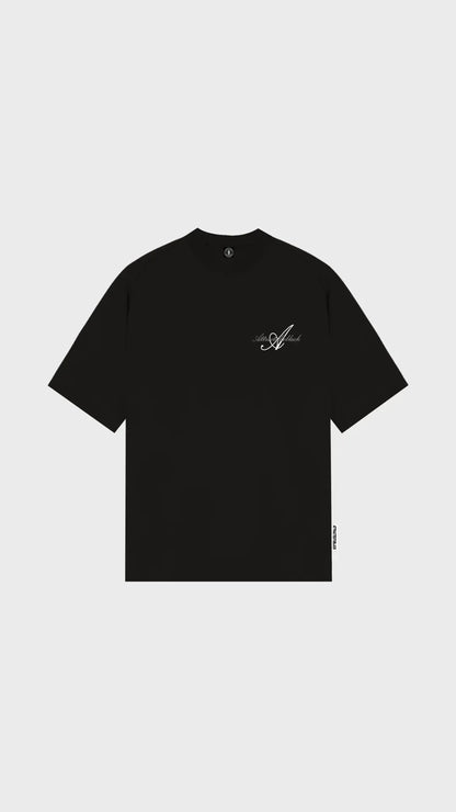 The Scripted Oversized Tee - Attractedtoblack