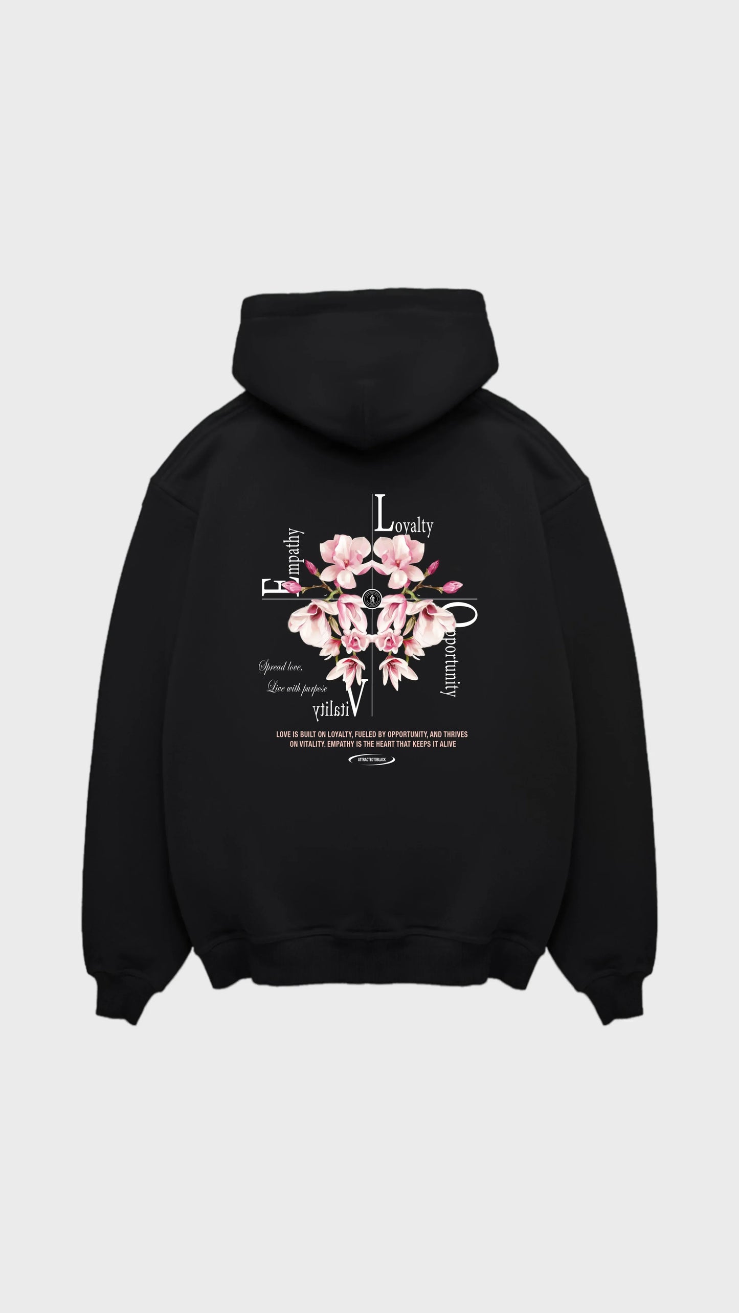 The Heartfelt Regular Hoodie - Attractedtoblack