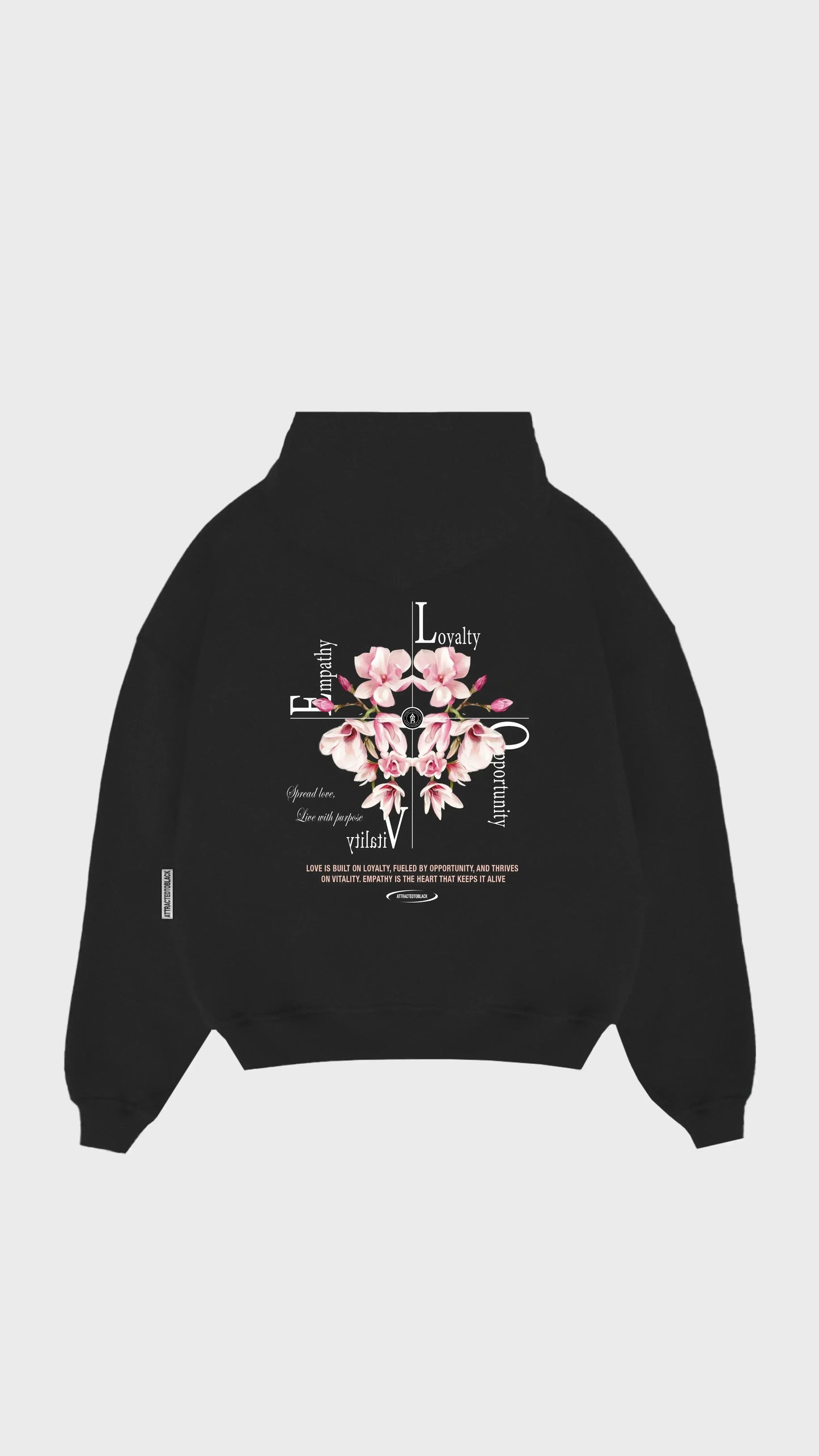 The Love Hoodie - Attractedtoblack