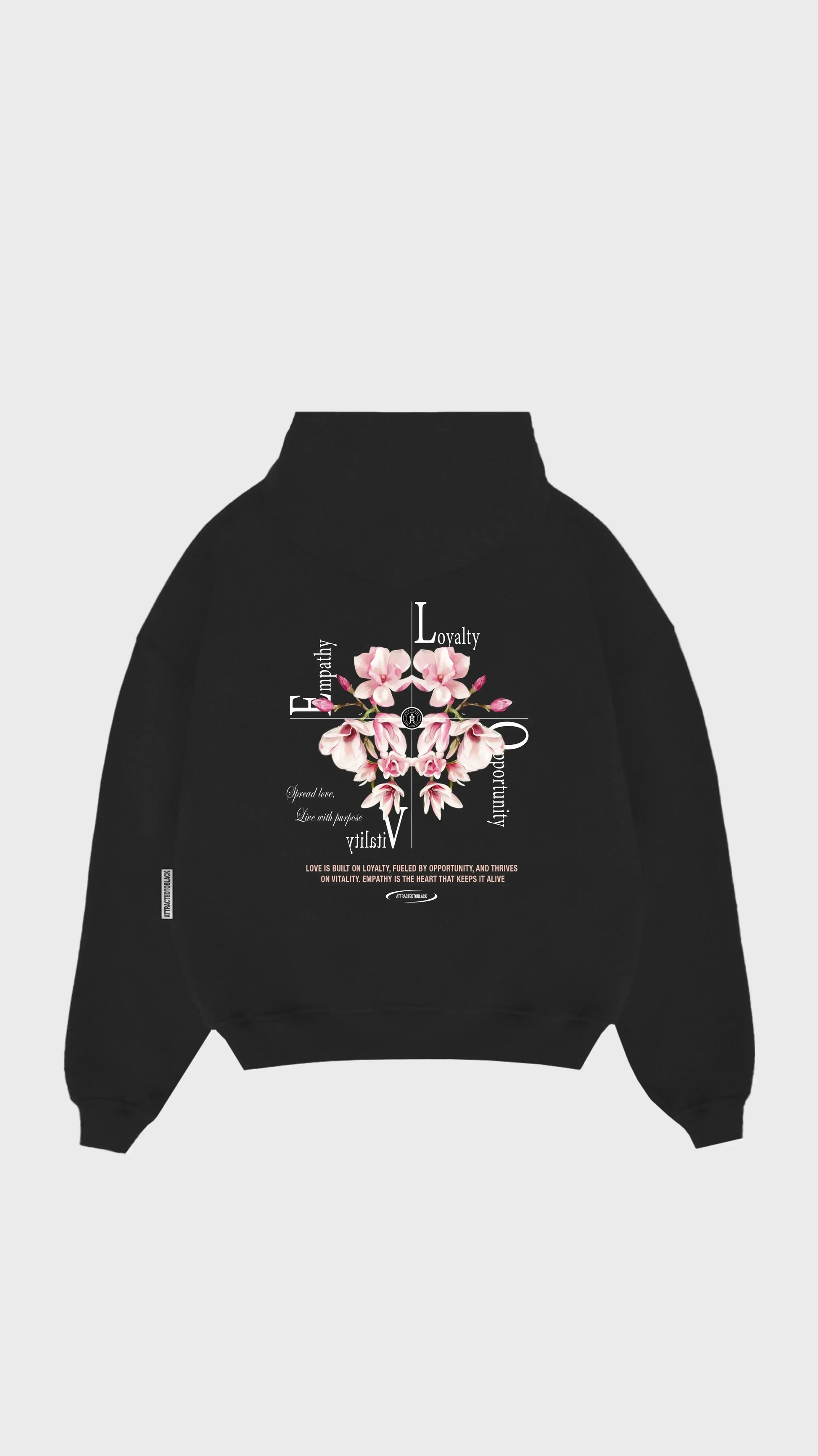 The Love Hoodie - Attractedtoblack