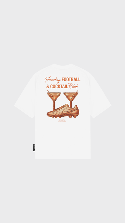 The Football & Cocktail Oversized Tee - Attractedtoblack