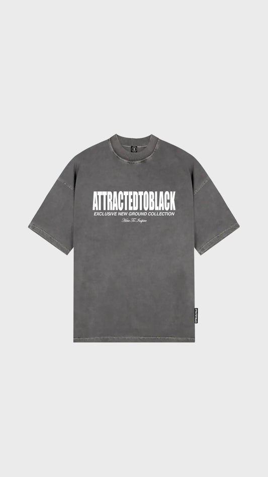 The Solid Base Chest Oversized Tee - Attractedtoblack
