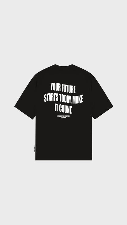 The Horizon Oversized Tee - Attractedtoblack