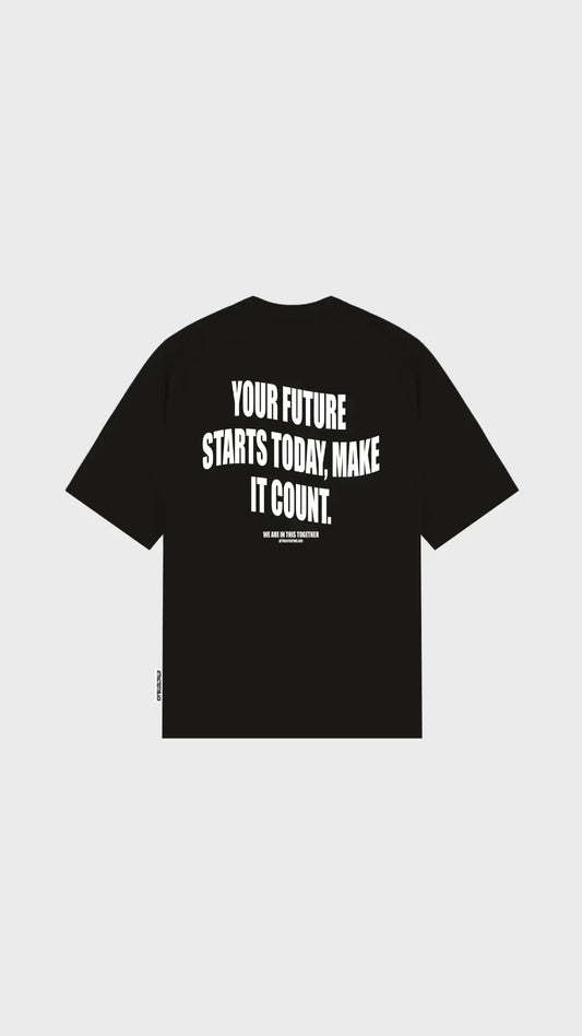 The Horizon Oversized Tee - Attractedtoblack