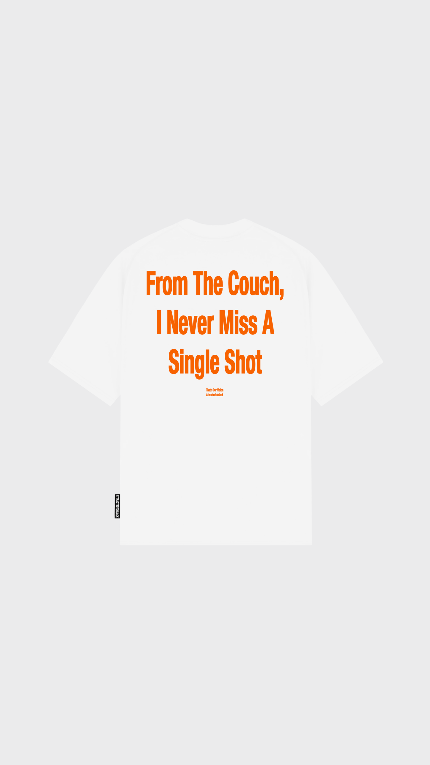 The Couch Oversized Tee - Attractedtoblack