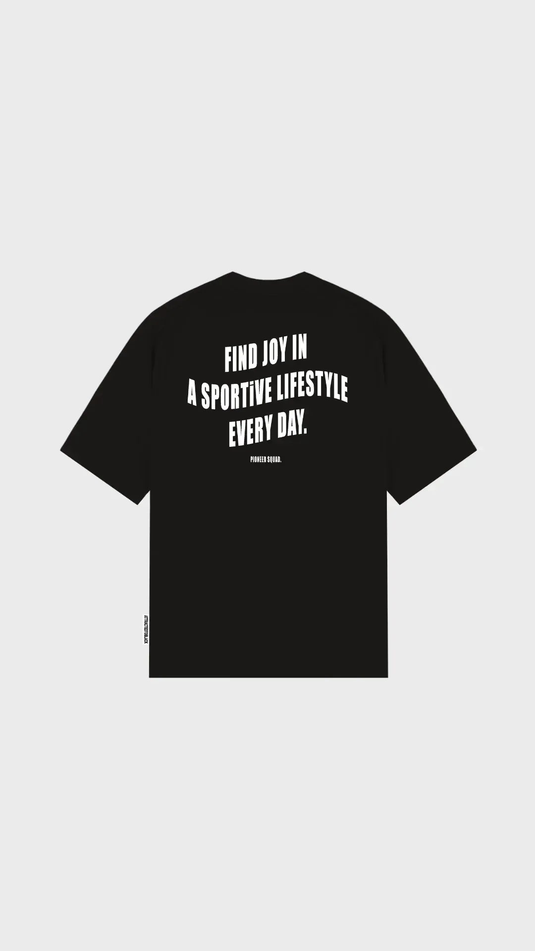 The Active Lifestyle Oversized Tee - Attractedtoblack