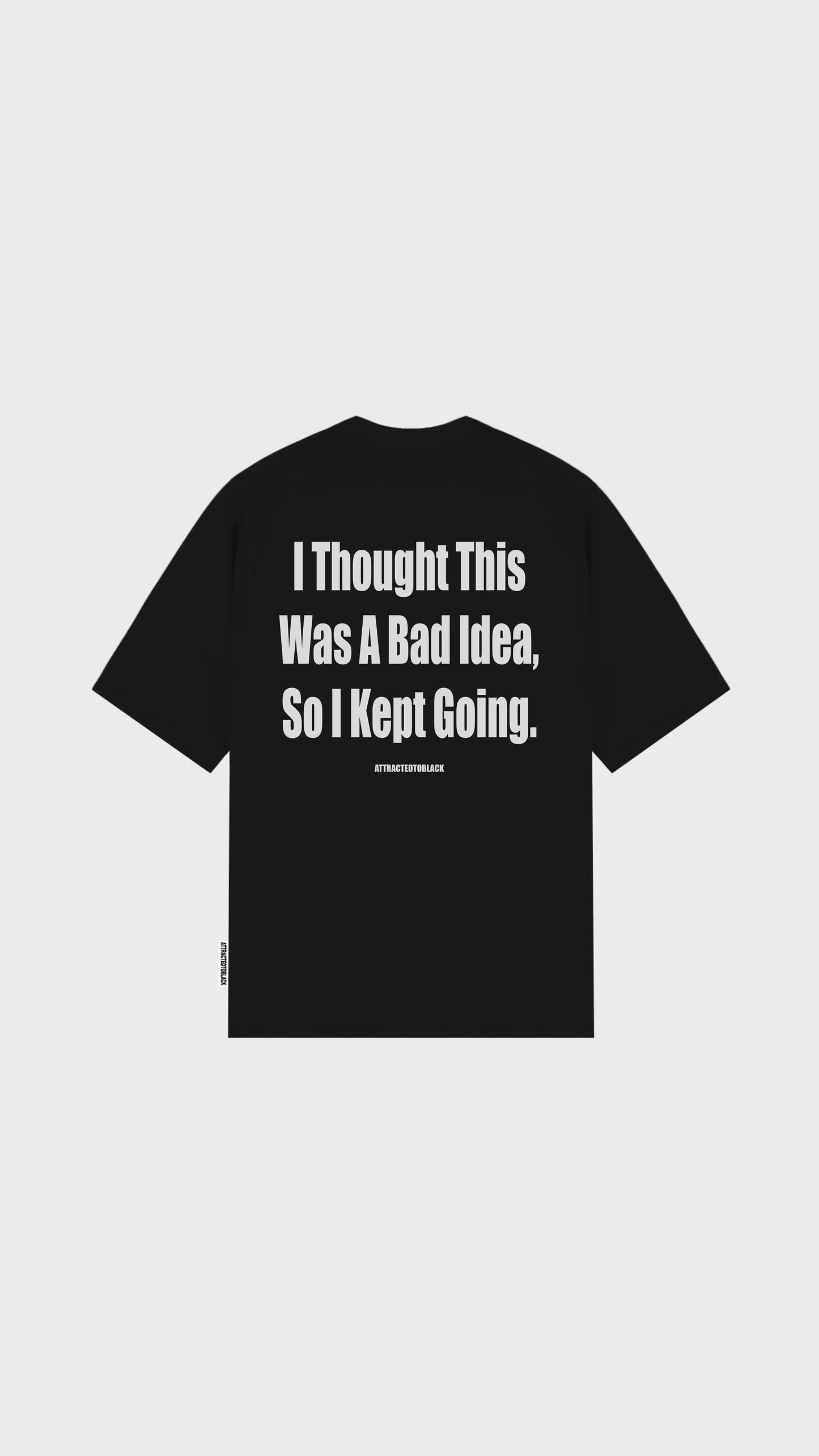 The Wrong Choice Oversized Tee - Attractedtoblack