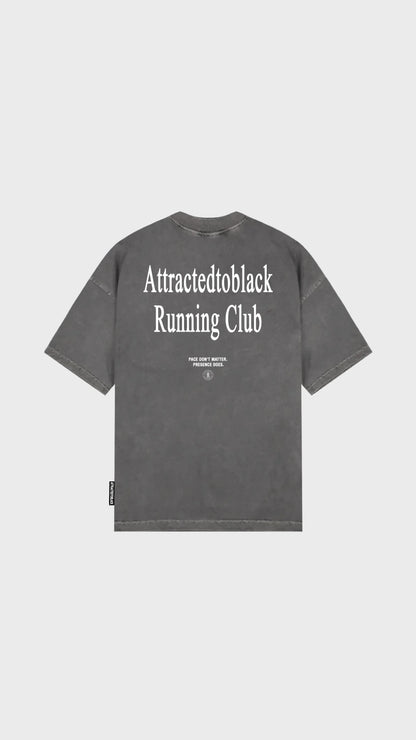 The Running Club Oversized Tee - Attractedtoblack