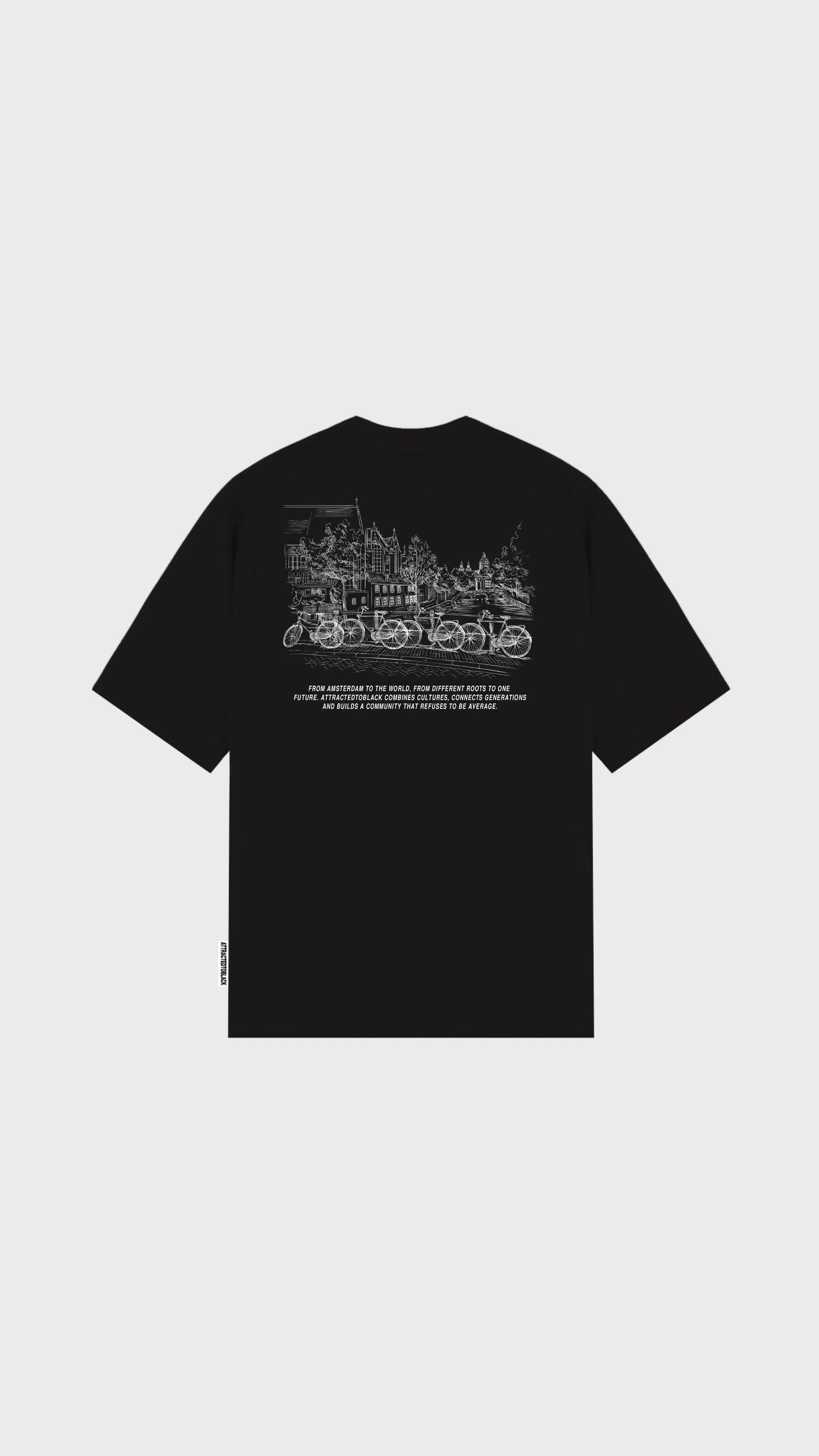 The To The World Oversized Tee - Attractedtoblack