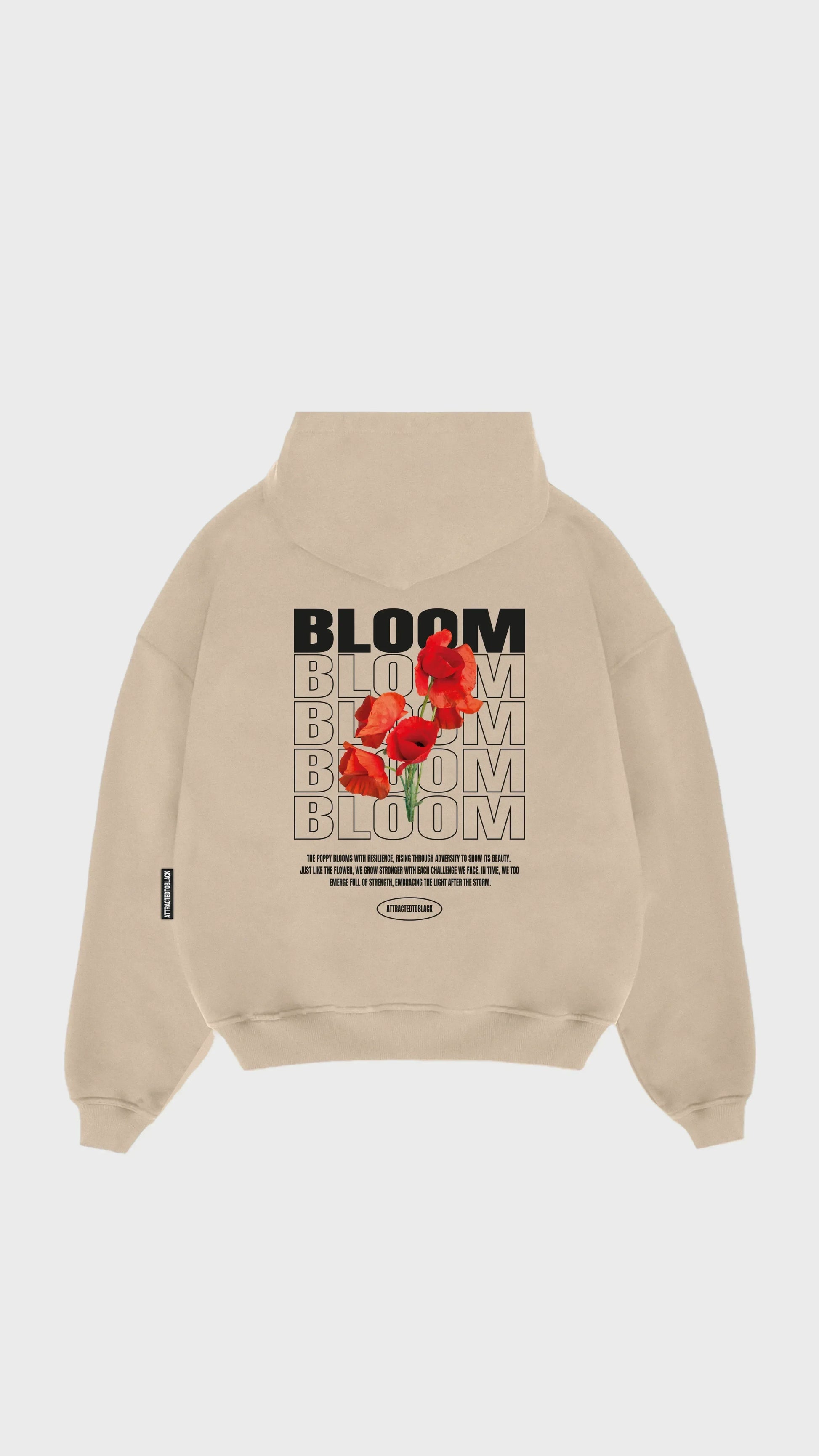 The Bloom Hoodie - Attractedtoblack