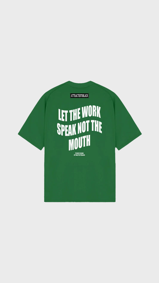 The Action Over Talk Oversized Tee - Attractedtoblack