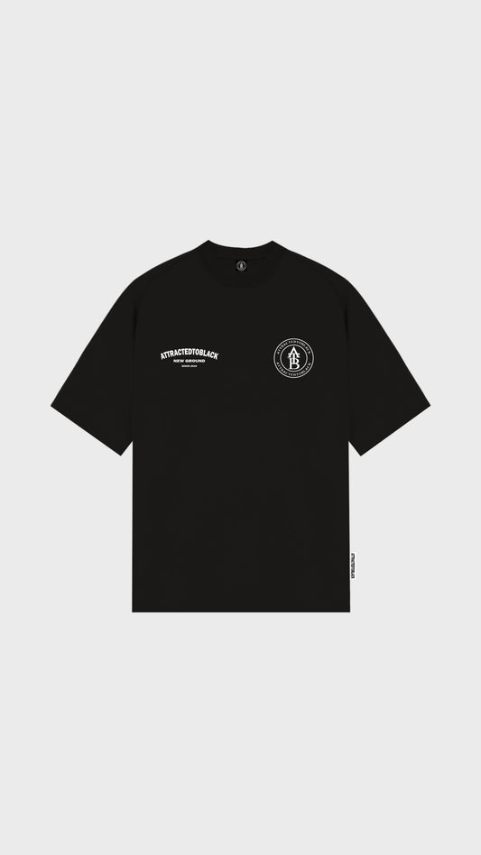 The New Ground Curve Oversized Tee - Attractedtoblack