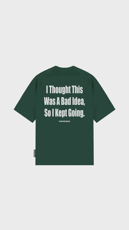 The Bad Idea Oversized Tee - Attractedtoblack