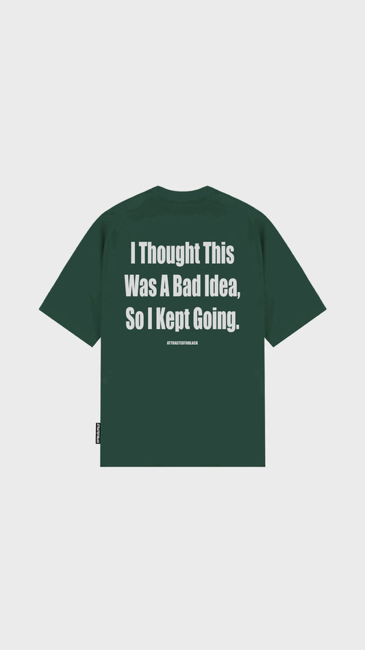 The Bad Idea Oversized Tee - Attractedtoblack