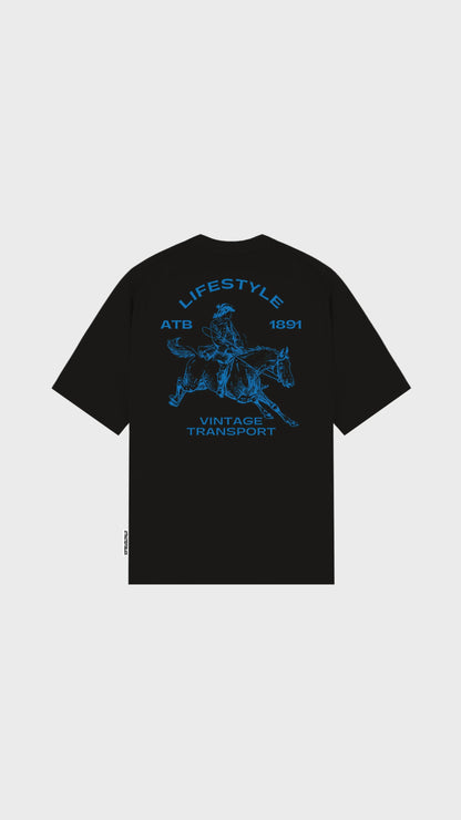 The Vintage Transport Oversized Tee - Attractedtoblack
