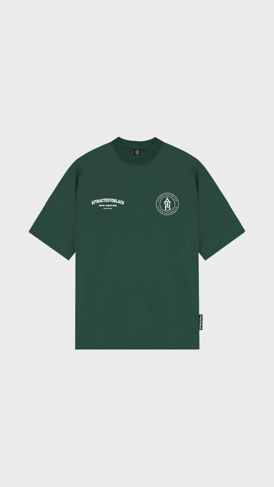 The New Ground Curve Oversized Tee - Attractedtoblack