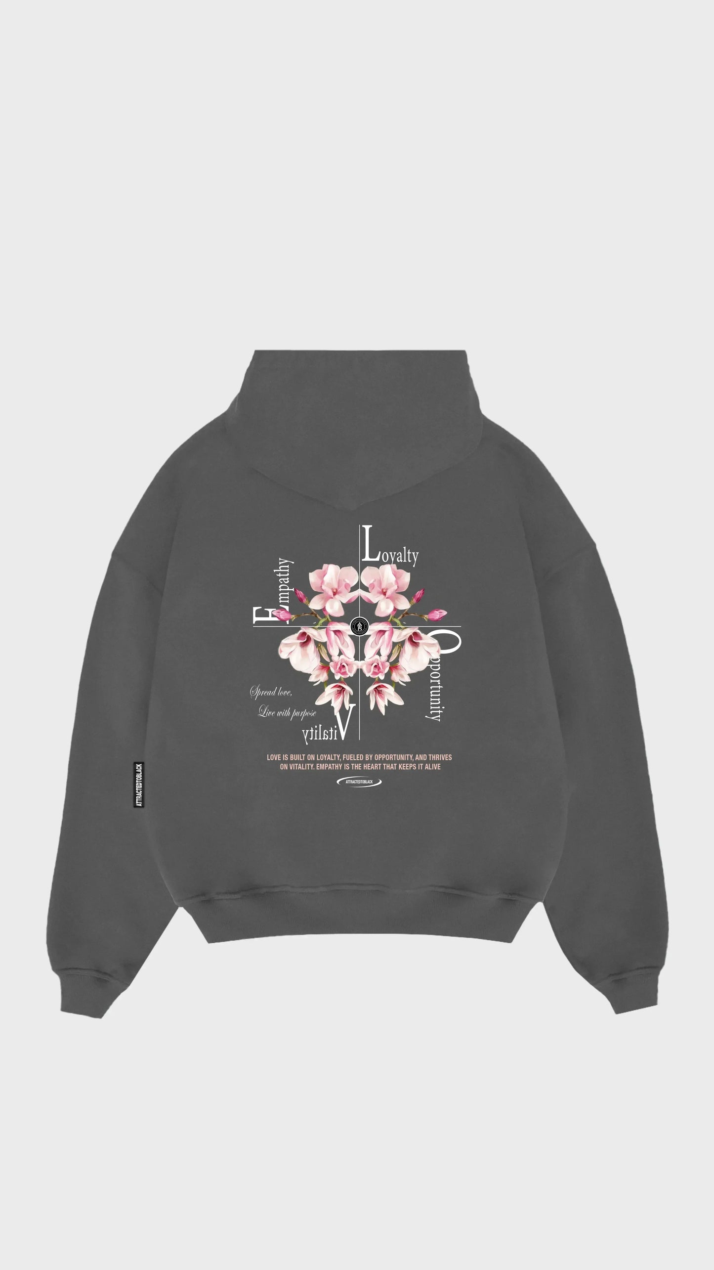 The Love Hoodie - Attractedtoblack