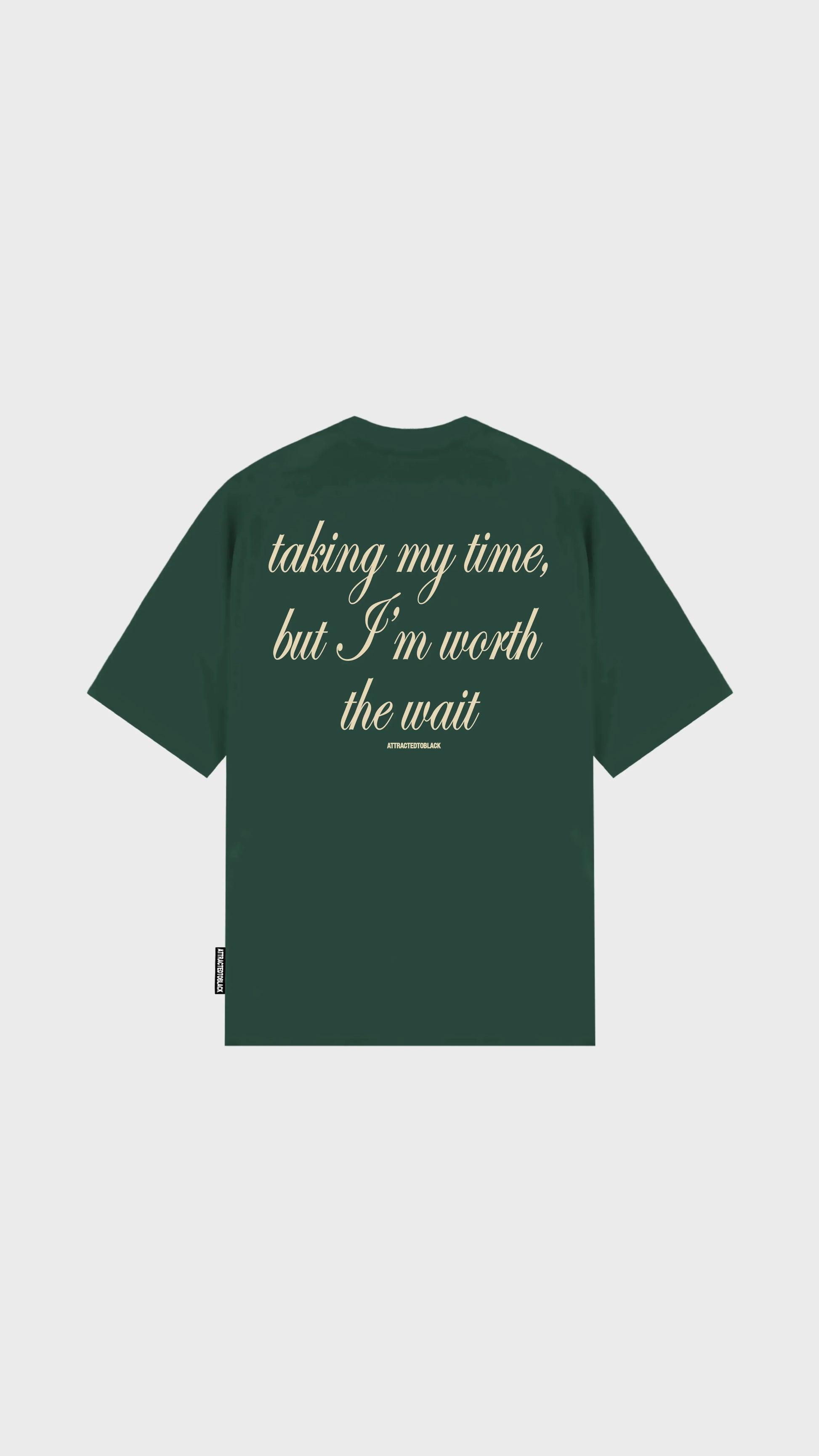 The Worth Oversized Tee - Attractedtoblack