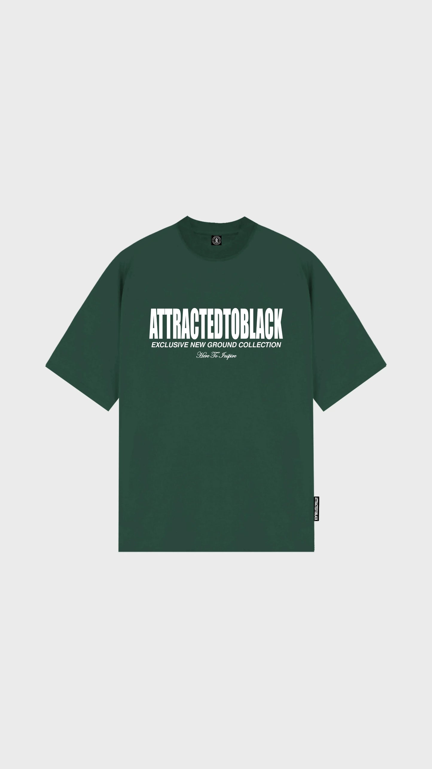 The Solid Base Chest Oversized Tee - Attractedtoblack