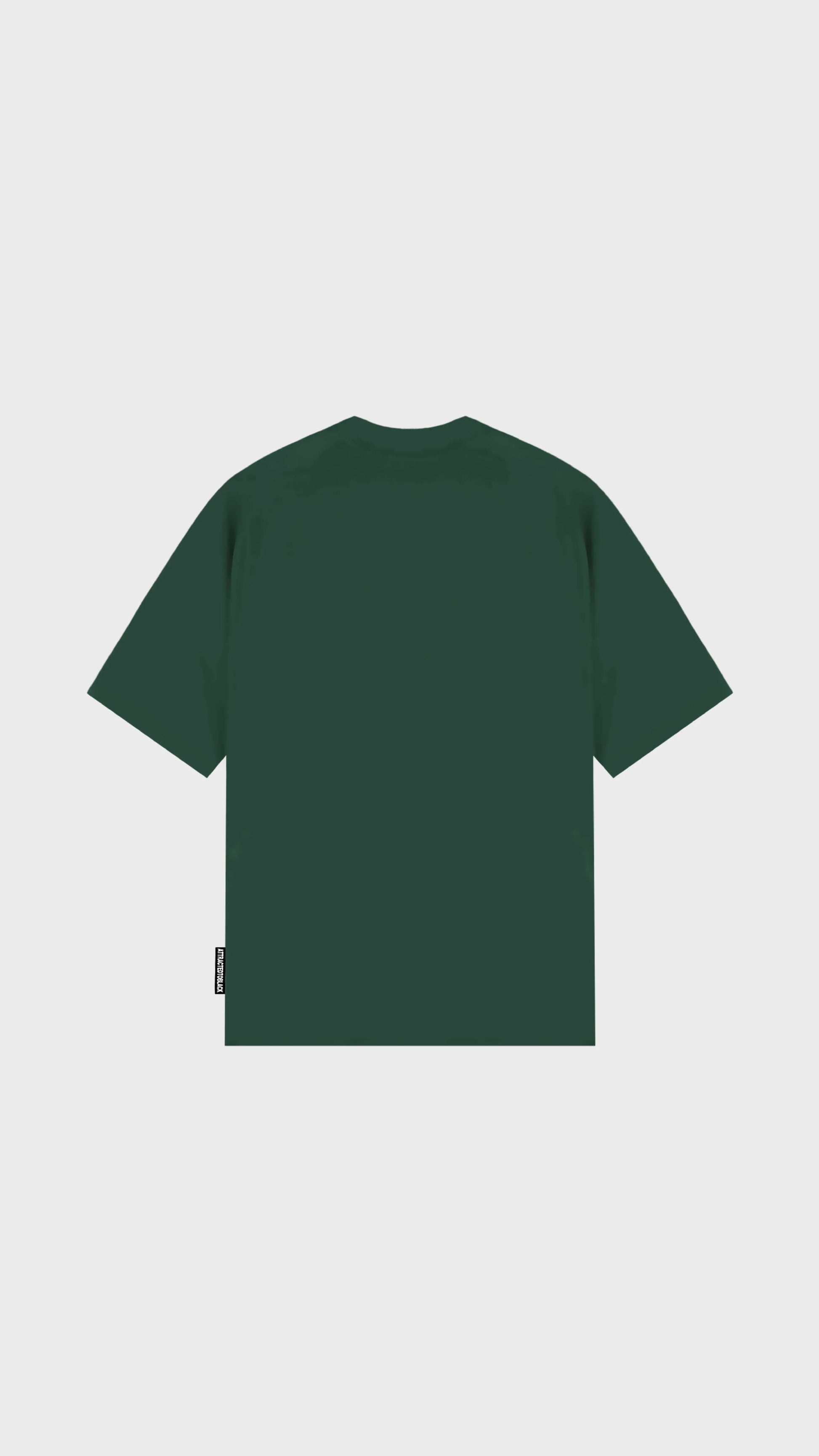 The Solid Base Chest Oversized Tee - Attractedtoblack