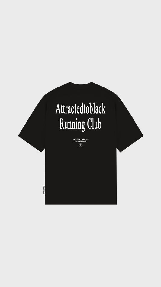 The Running Club Oversized Tee - Attractedtoblack