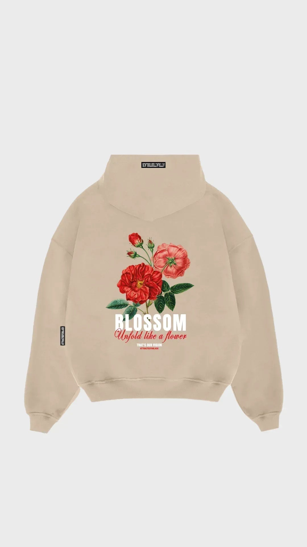 The Flourish Hoodie - Attractedtoblack