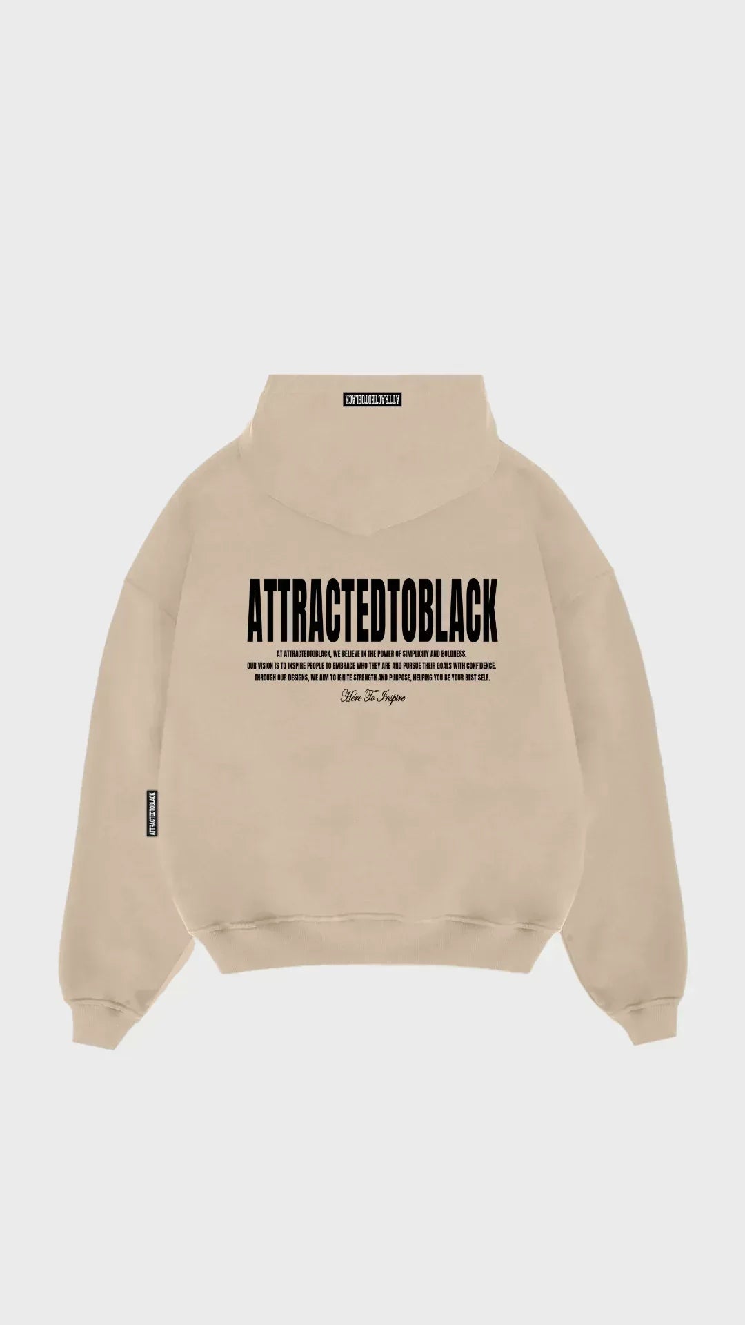 The Strength Hoodie - Attractedtoblack