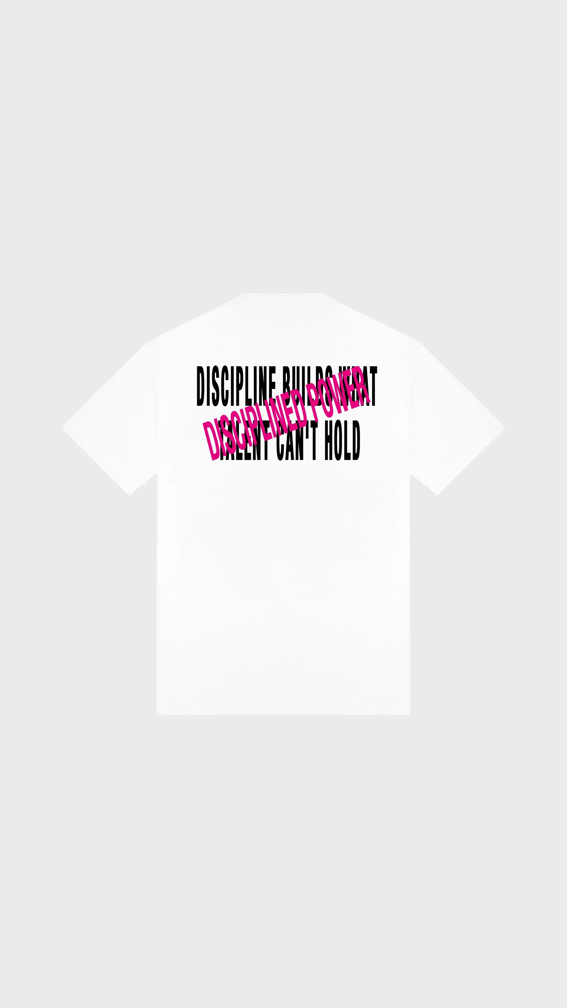 The Disciplined Power Tee - Attractedtoblack