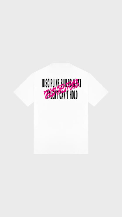 The Disciplined Power Tee - Attractedtoblack