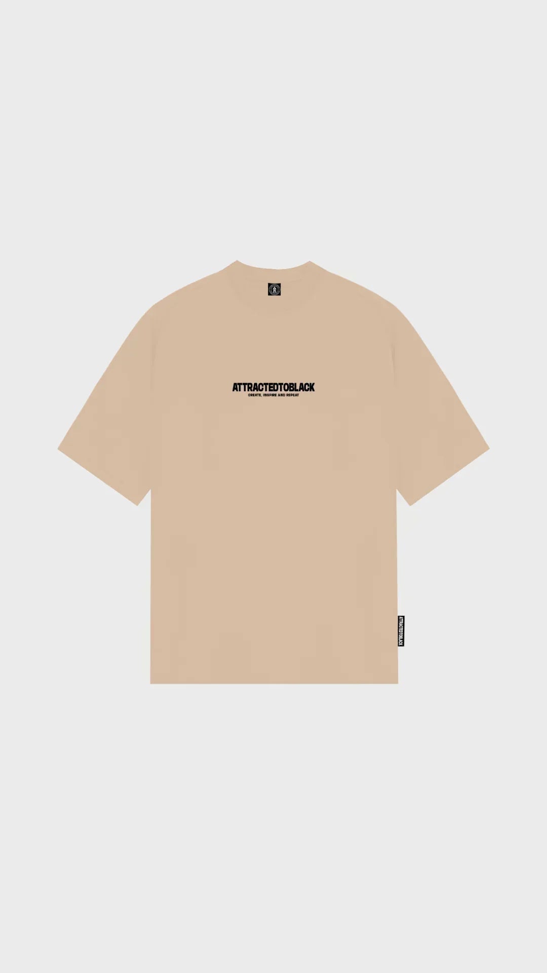 The Central Oversized Tee - Attractedtoblack