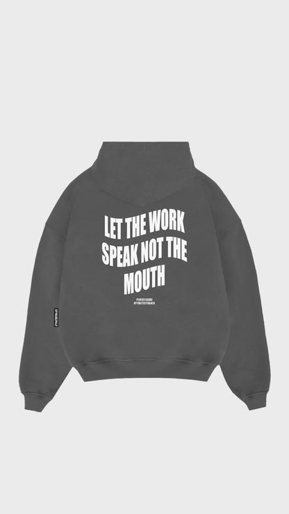 The Action Over Talk Hoodie - Attractedtoblack